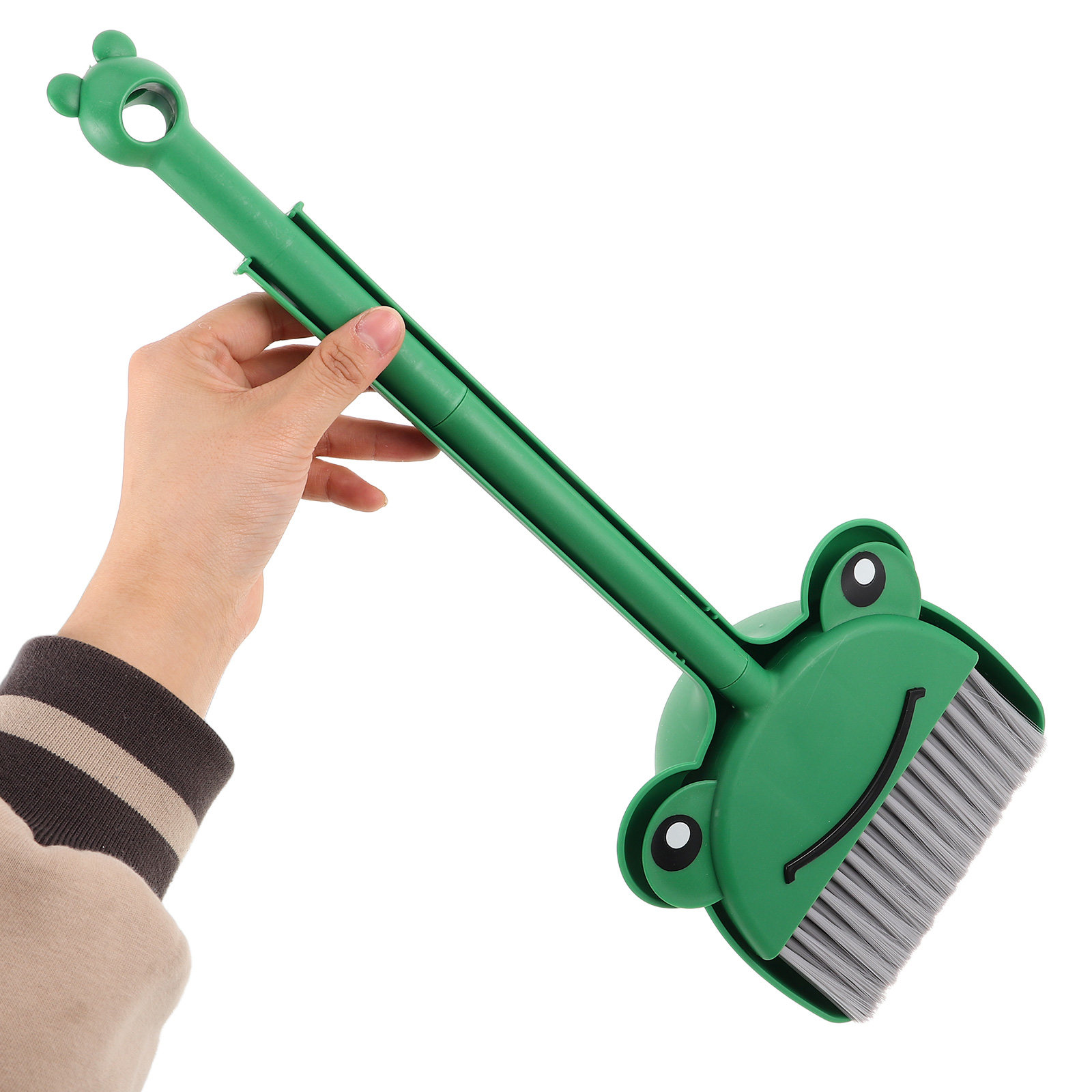 Kids Outdoor Broom - ชุดไม้กวาดและที่ตักผงสำหรับเด็ก 1 ชุด ลายการ์ตูน ขนาดเหมาะสำหรับเด็กเล็ก น้ำหนักเบา