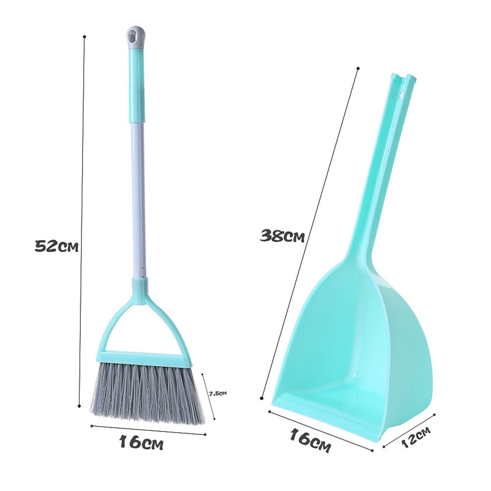 Kids Outdoor Broom - ชุดทำความสะอาดขนาดเล็กสำหรับเด็ก ไม้กวาดและไม้ถูพื้นขนาดเล็ก สำหรับเล่นในร่มและกลางแจ้ง
