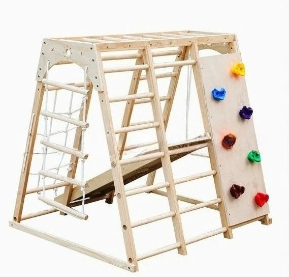 ชุดเครื่องเล่นปีนป่ายไม้พร้อมช - Kids Outdoor Climbing Frame บทวิจารณ์และราคา