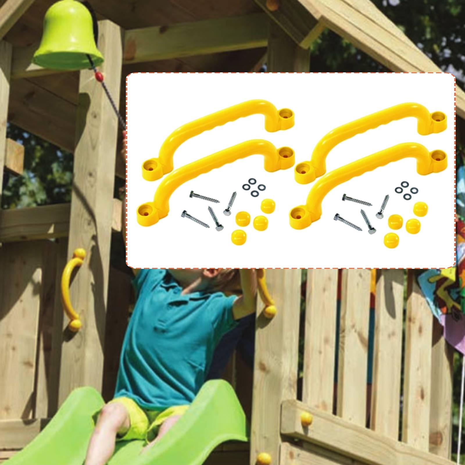 4x ที่จับโครงปีนเขา อุปกรณ์สนา - Kids Outdoor Climbing Frame บทวิจารณ์และราคา