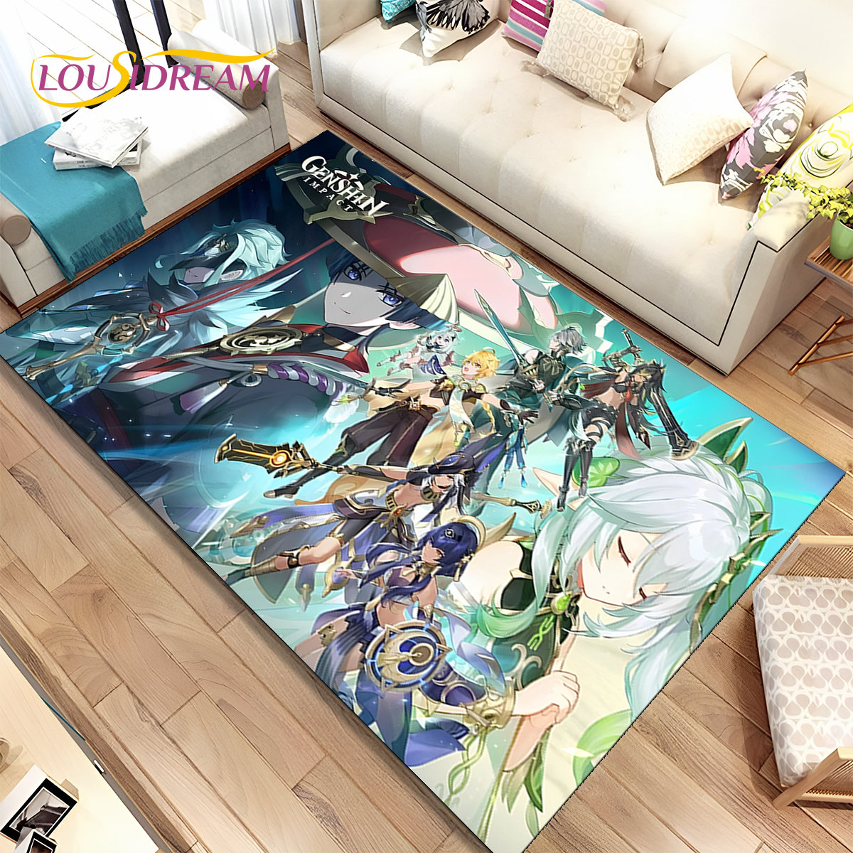 Genshin Impact เกมการ์ตูนพรมพร - Kids Outdoor Area บทวิจารณ์และราคา