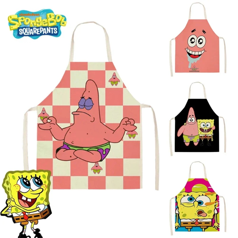 ผ้ากันเปื้อนลายสปองจ์บ็อบ แพทร - Kids Outdoor Kitchen Accessories บทวิจารณ์และราคา