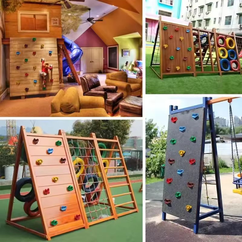 ชุดอุปกรณ์ปีนผาจำลอง 10 ชิ้น พ - Kids Outdoor Climbing Frame บทวิจารณ์และราคา