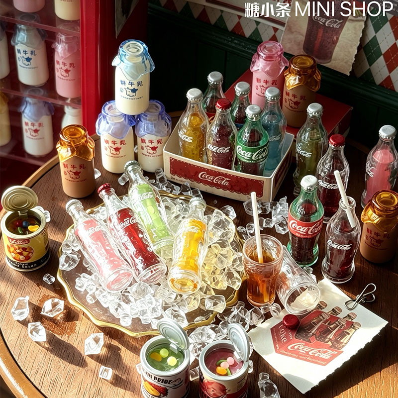 ชุดขวดนมโคล่าขนาดเล็ก 6 สี กระ - Kids Outdoor Kitchen Accessories บทวิจารณ์และราคา