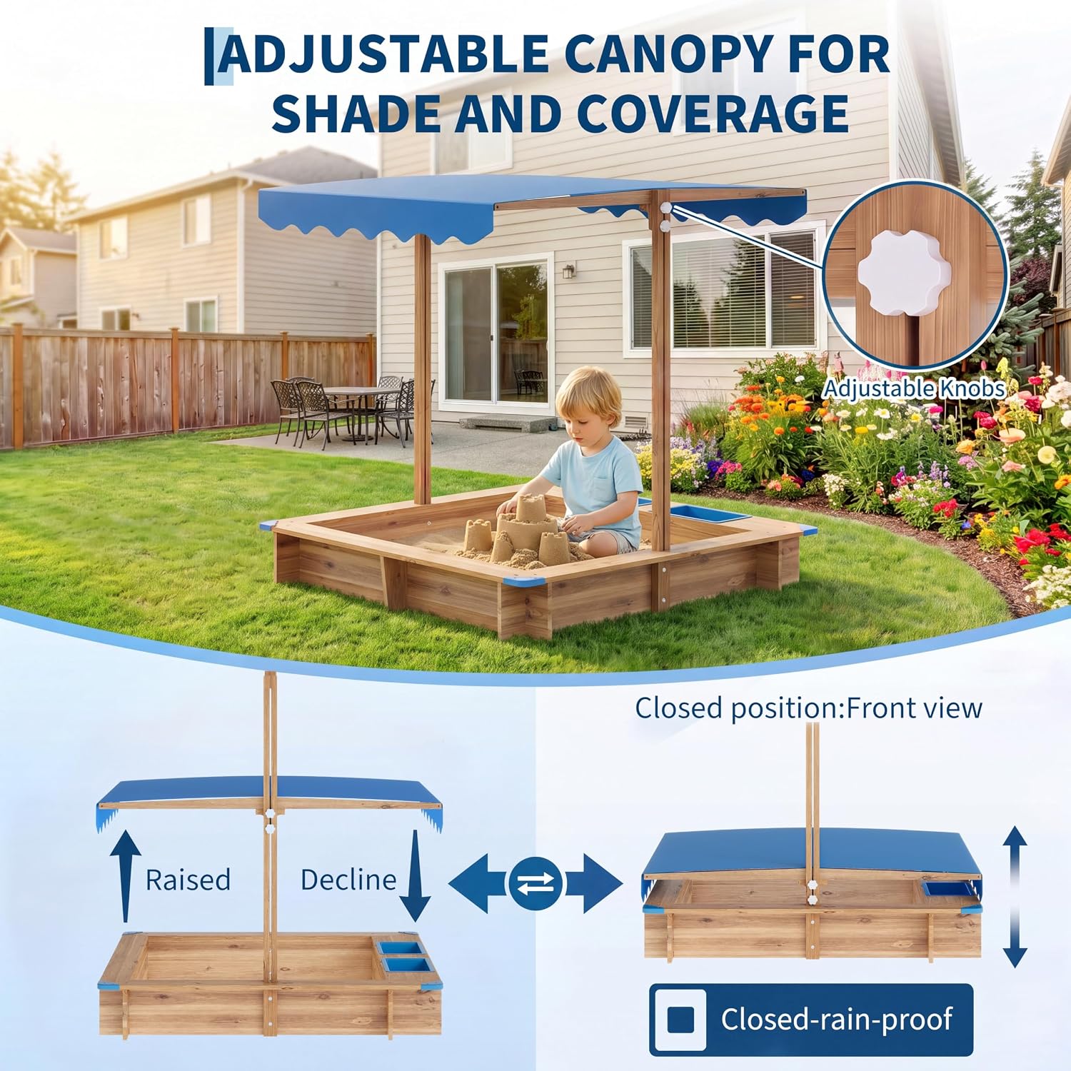 หลุมทรายกลางแจ้งสำหรับเด็ก สนา - Kids Outdoor Area บทวิจารณ์และราคา